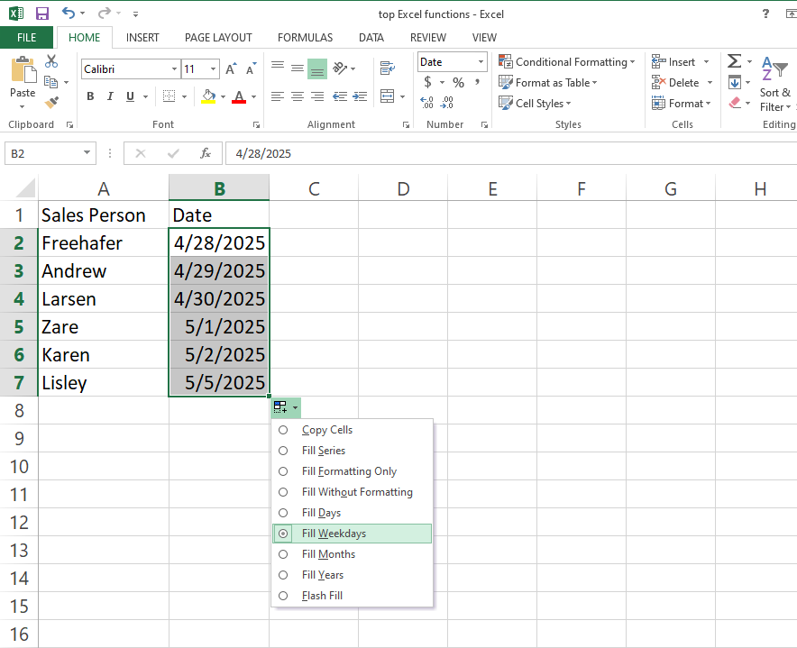 Auto Fill Data Autofill in Excel: Simplify Data Entry and Analysis