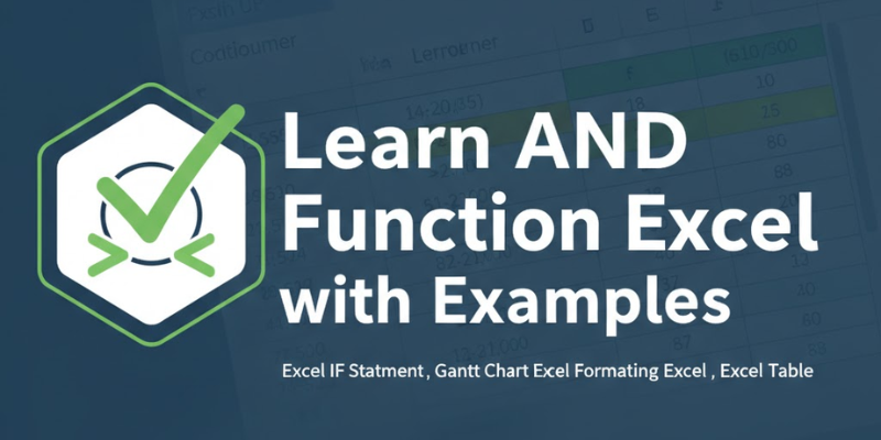 How to use AND function in Excel? How to use AND function in Excel?