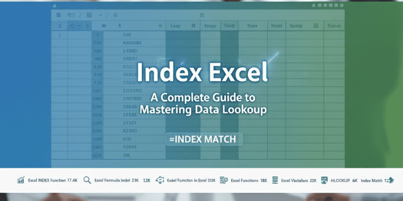 A Complete Guide on How to Use Index Excel Function