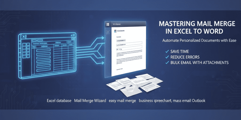 How to Mail Merge in Excel to Word