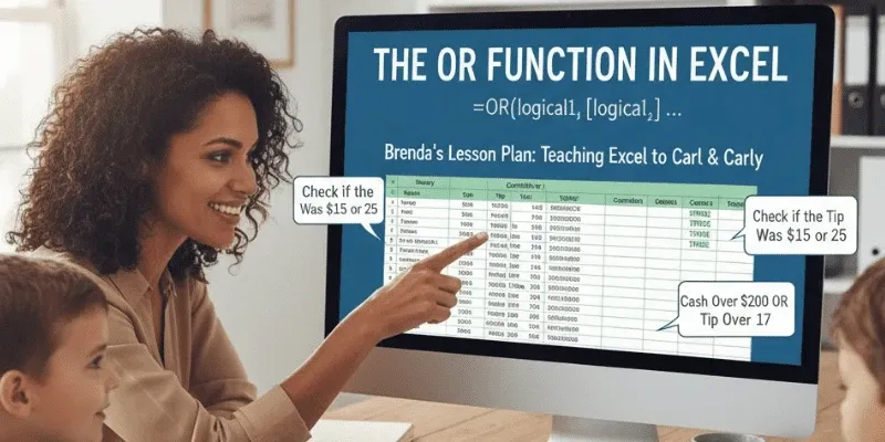How to use OR function in Excel?