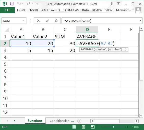 Excel Automation