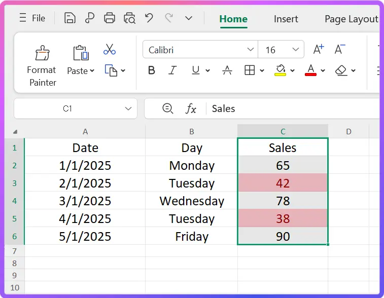 data analysis from excel