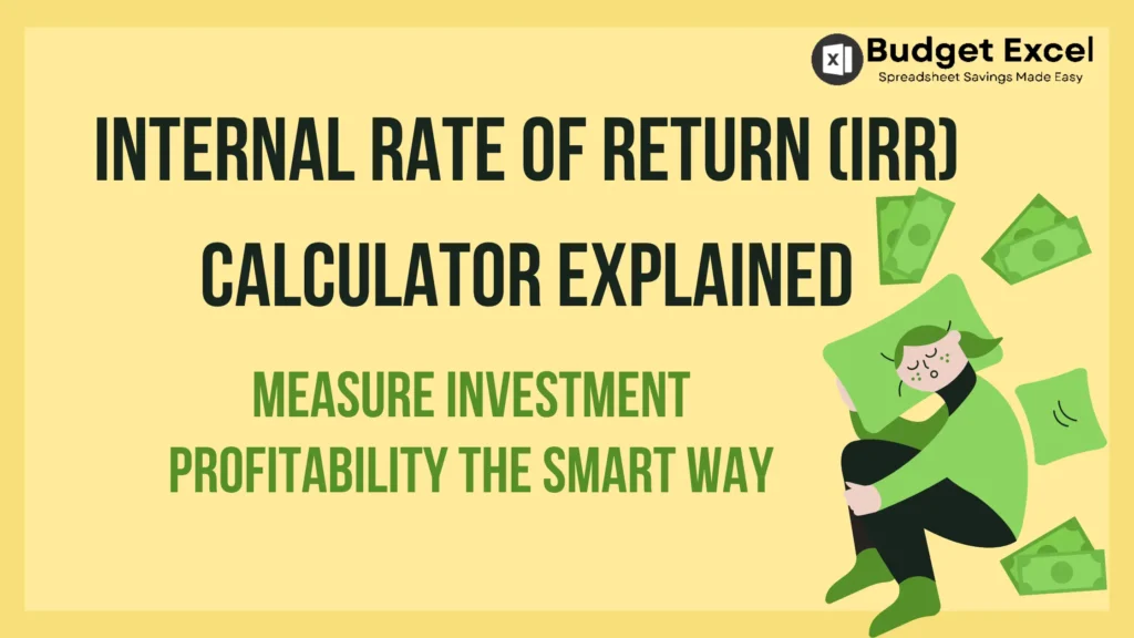 Internal Rate of Return Calculator for Investment Planning